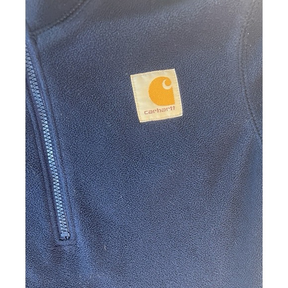 Carhartt Navy Blue Boy Soft Zip Pullover Jacket Size 5 School Outdoor Travel - Picture 3 of 7